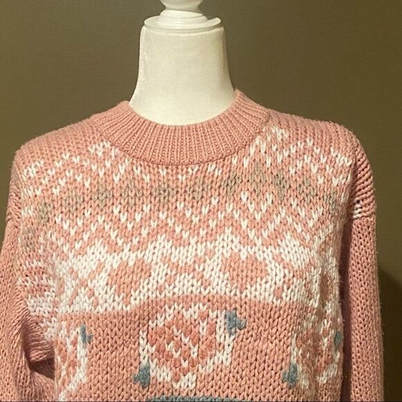 Shenanigans Hand Knitted Vintage Sweater Size Medium - Picture 4 of 11